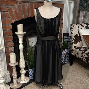 Elegant Black Midi Dress